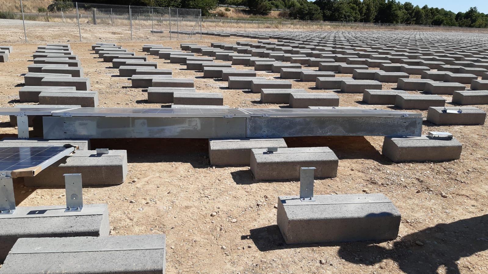 Instalación lastrada